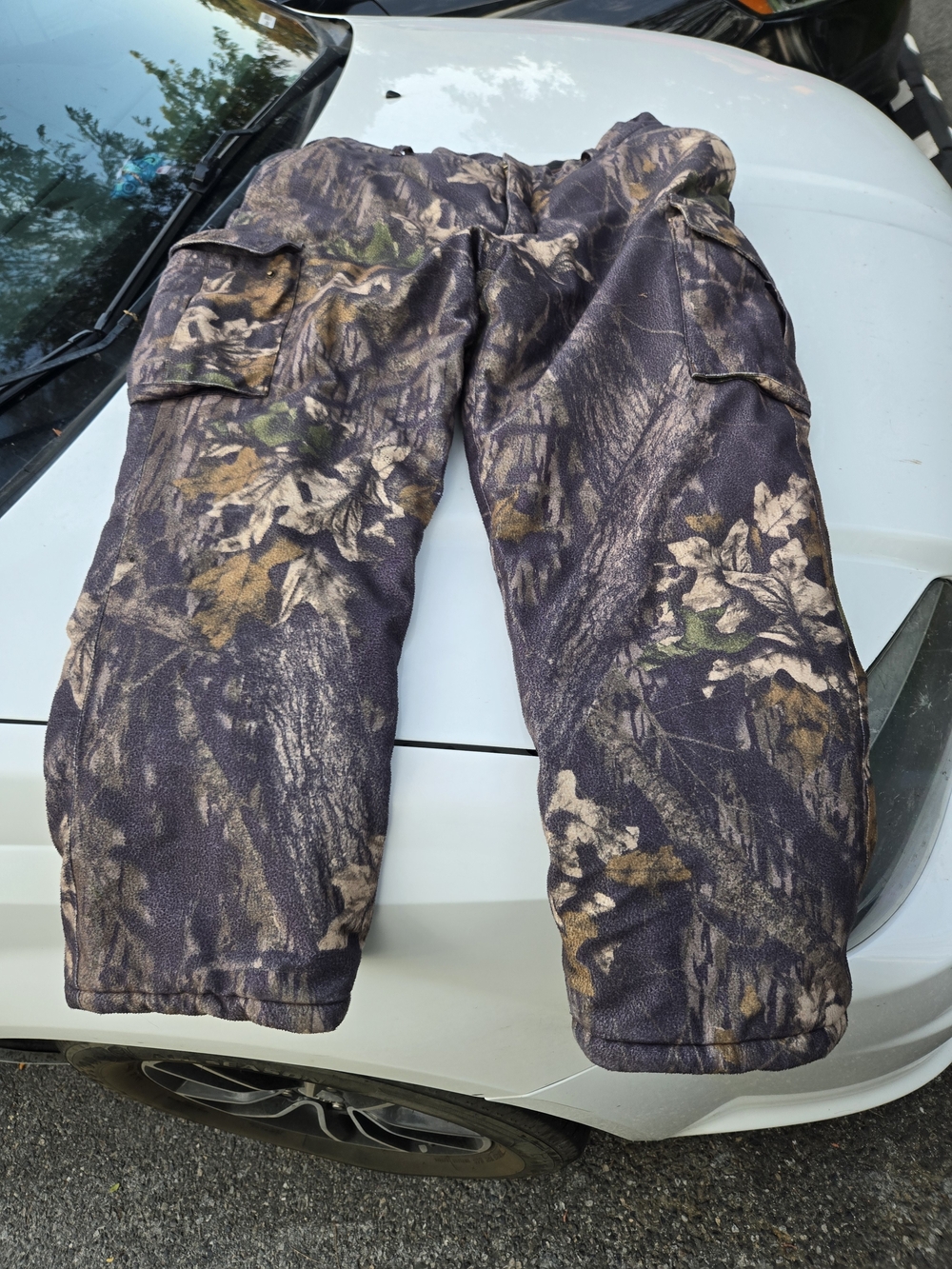 Men's Cabella's Mossy Oak Camouflage Cargo Pants - Brown/Green 38 Reg. Thick Ins